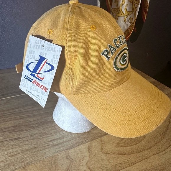 Logo Athletic Yellow Cap with Adjustable Strap - Picture 5 of 10